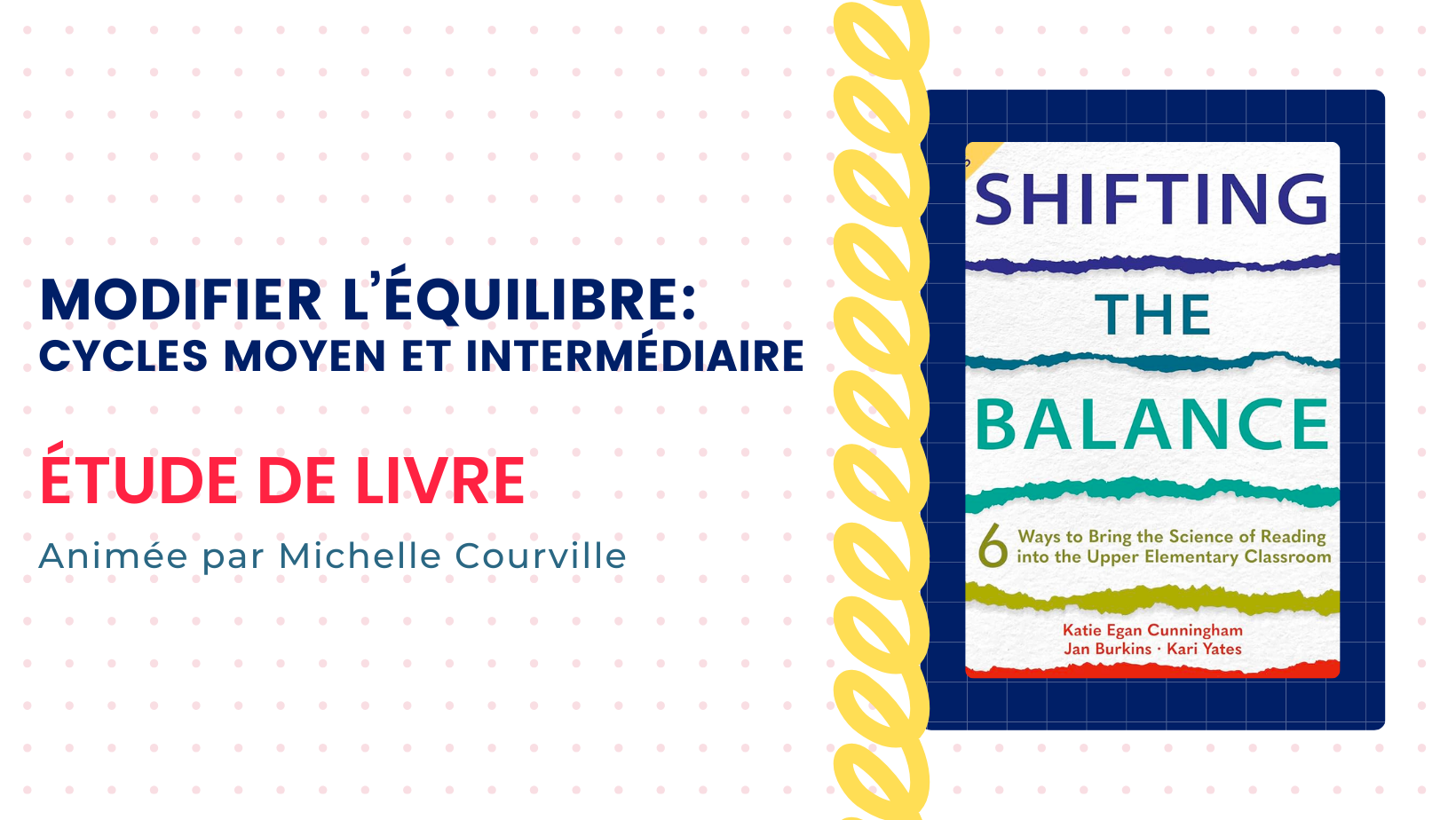 Modifier l’équilibre: cycles moyen et intermédiaire - Étude de livre 1